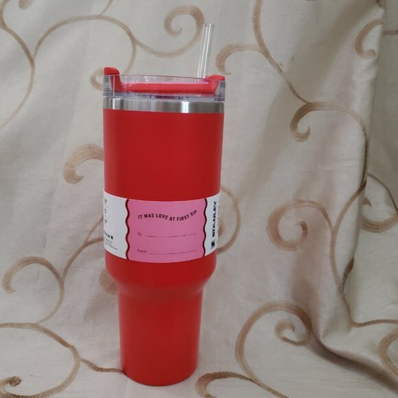 NWT Authentic Valentines Day Release! Stanley Tumbler Limited Edition Target Red - Picture 4 of 9